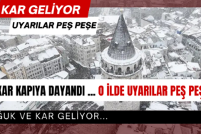 15 İlçe İçin Kritik Kar Yağışı ve Kuvvetli Rüzgar Uyarısı: