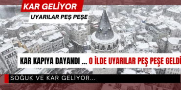15 İlçe İçin Kritik Kar Yağışı ve Kuvvetli Rüzgar Uyarısı:
