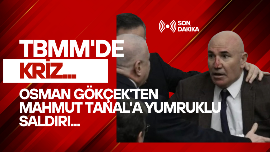 Osman Gökçek'ten Mahmut Tanal'a Yumruklu Saldırı