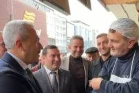 Sözleriyle gündem olan Rizeli esnafı Vali Baydaş ziyaret etti