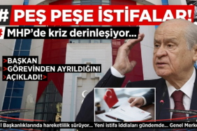 MHP’de peş peşe istifalar... Başkan görevinden ayrıldığını açıkladı!