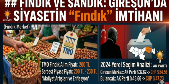 Giresun’da Siyasetin Yeni Denklemi: AK Parti Eriyor mu?