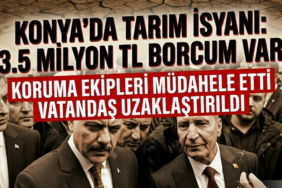 konya bakana isyan