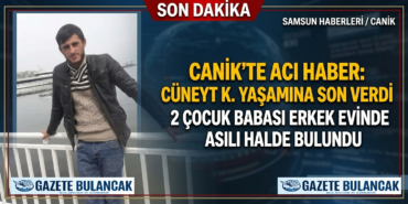 Samsun'da acı olay: