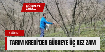 Tarım Kredi'den Gübreye Üç Kez Zam: Çiftçinin Girdi Maliyetleri Rekor Kırıyor