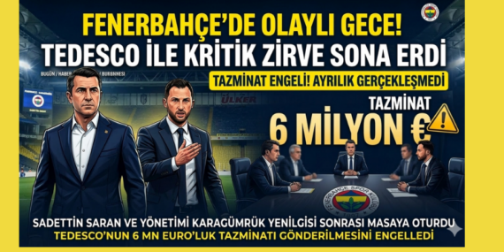 Tedesco’nun Fenerbahçe’den Ayrılığını Engelleyen Şok Gerekçe: 6 Milyon Euroluk Tazminat!