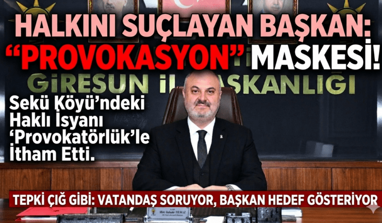 AK parti Giresun İl Başkanı Mete Bahadır Yılmaz