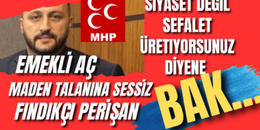 Giresun Köylüsü Çözüm Beklerken, MHP’li Demiral Hakaret Yağdırdı!