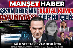 MAĞDURİYET EDEBİYATI MI, HUKUKİ GERÇEKLER Mİ? BAŞKAN DEDE’NİN ‘DİJİTAL KUMPAS’ SAVUNMASI TEPKİ ÇEKTİ