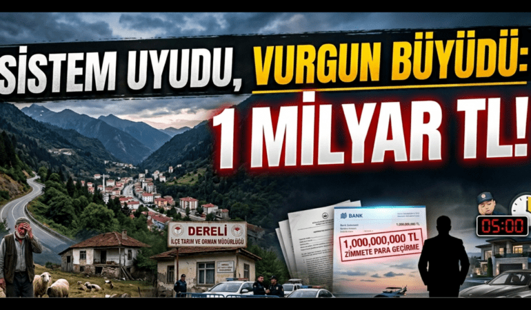 SİSTEM UYUDU, VURGUN BÜYÜDÜ 1 MİLYAR TL!