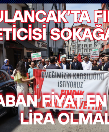 Bulancak’ta Fındık Üreticisi Sokağa İndi