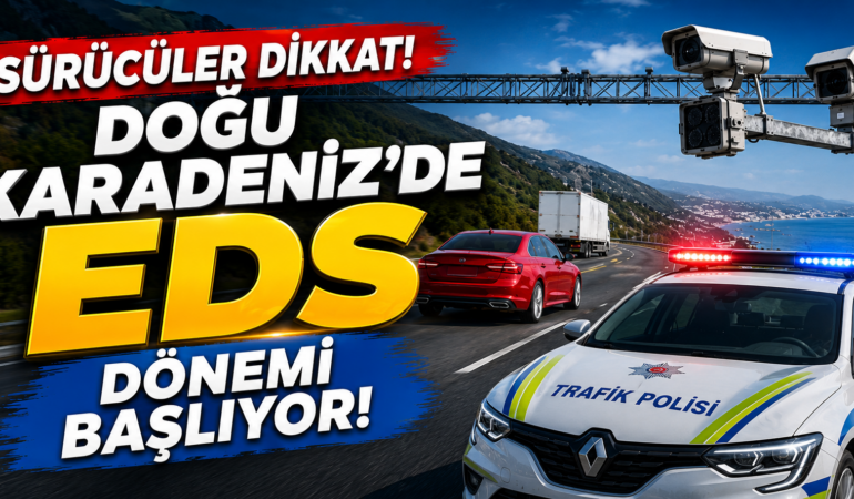 Trabzon ve Çevre İllerde Sürücülere Kötü Haber 1 Ağustos’ta Ortalama Hız Denetimi Başlıyor!