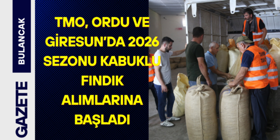 TMO, Ordu ve Giresun’da 2026 Sezonu Kabuklu Fındık Alımlarına Başladı